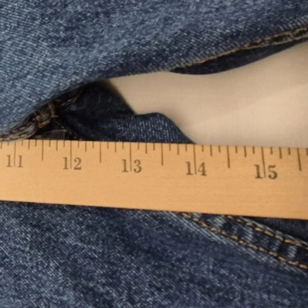Levi Strauss men's 505 dark wash denim blue‎ jeans 36x30 100% Cotton